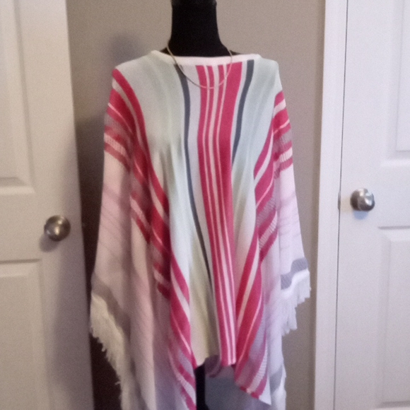 Evie & Emma Jackets & Blazers - Poncho ( WITH ARM HOLES)